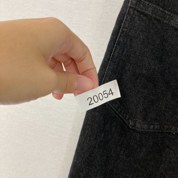 WeWoreWhat Black Side Slit High Rise Skinny Jeans size 26 - Picture 11 of 12